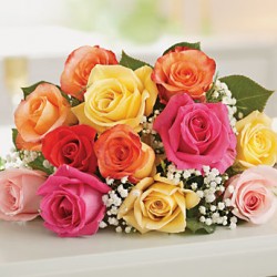 18 MIX Roses Bouquet