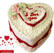 2 kg Heart Shaped Cake