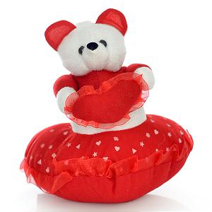 6 Inch Teddy and Heart