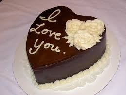 1 Kg Heart Chocolate Truffle Cake